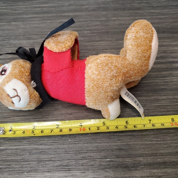 Peter Rabbit Flopsy Bunny Plush Wrist Hugger Dan Dee Stuffed Animal Toy Bracelet - Picture 7 of 8